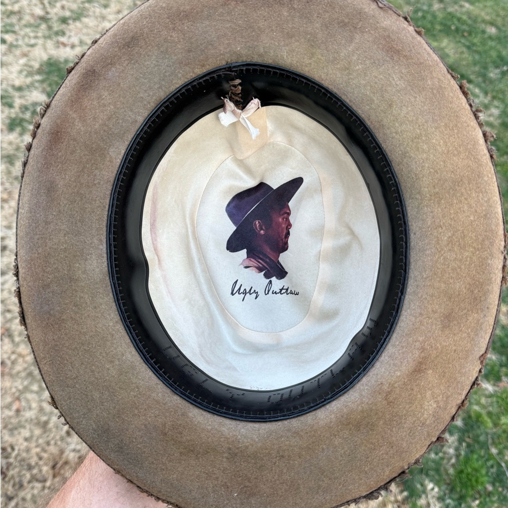 Custom Ugly Outlaw “Rude Civilian” Western Hat - Picture 11 of 12
